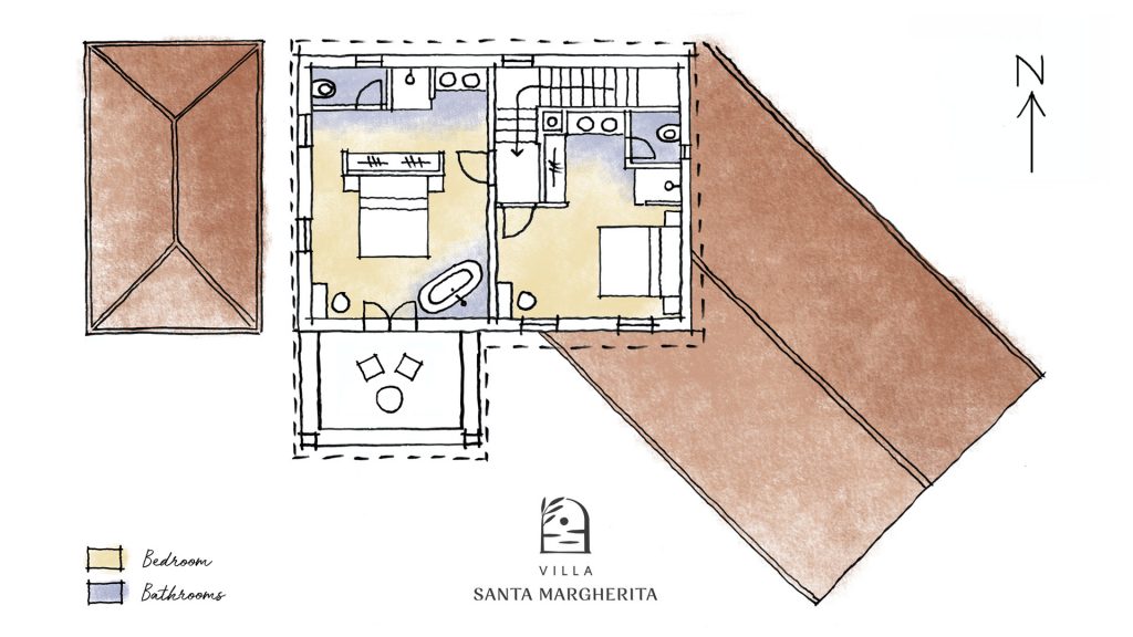 First Floor Plan - Villa Santa Margherita